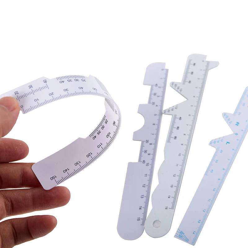 1/4pcs PD Ruler Measure Optical Vernier PD Ruler Pupil Distance Meter Eye Ophthalmic Tool Eye Occluder For Vision Test Eye Care