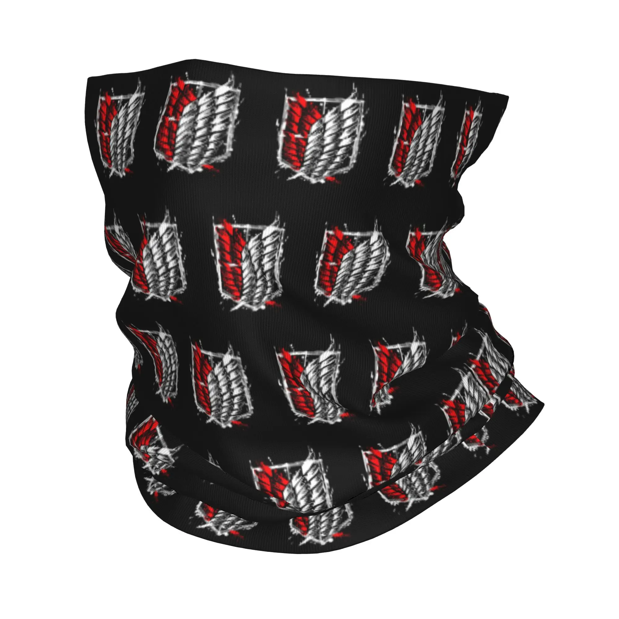 Japane Manga Attack on Titan Anime  Bandana Neck Gaiter for Ski Camping Men Women Wrap Scarf  Balaclava Warmer