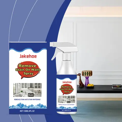 Mold Remover Spray for Wall Stains Mildews Eliminating Damp Antibacterial Deodorizing Mold Remover Cleaner for Wall Ceramic Tile