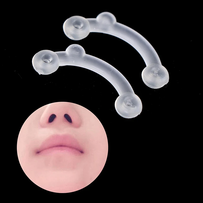 6pc/set Beauty Nose Clip Corrector Massage Tool Nose Up Lifting Shaping Clip Clipper Shaper Bridge Straightening No Pain 3 Size