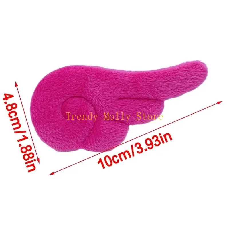 N5KB Large Plush Angel Wing Do It Yourself Craft Accessory Supply Soft Fabric for Crafting Party Costumes and Fantasy Looks