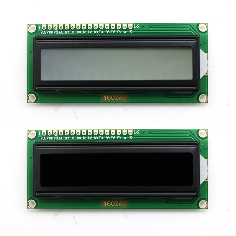 LCD1602A LCD Module Blue / Yellow Green Screen  16x2 Character LCD Display     3.3V/5V for arduino