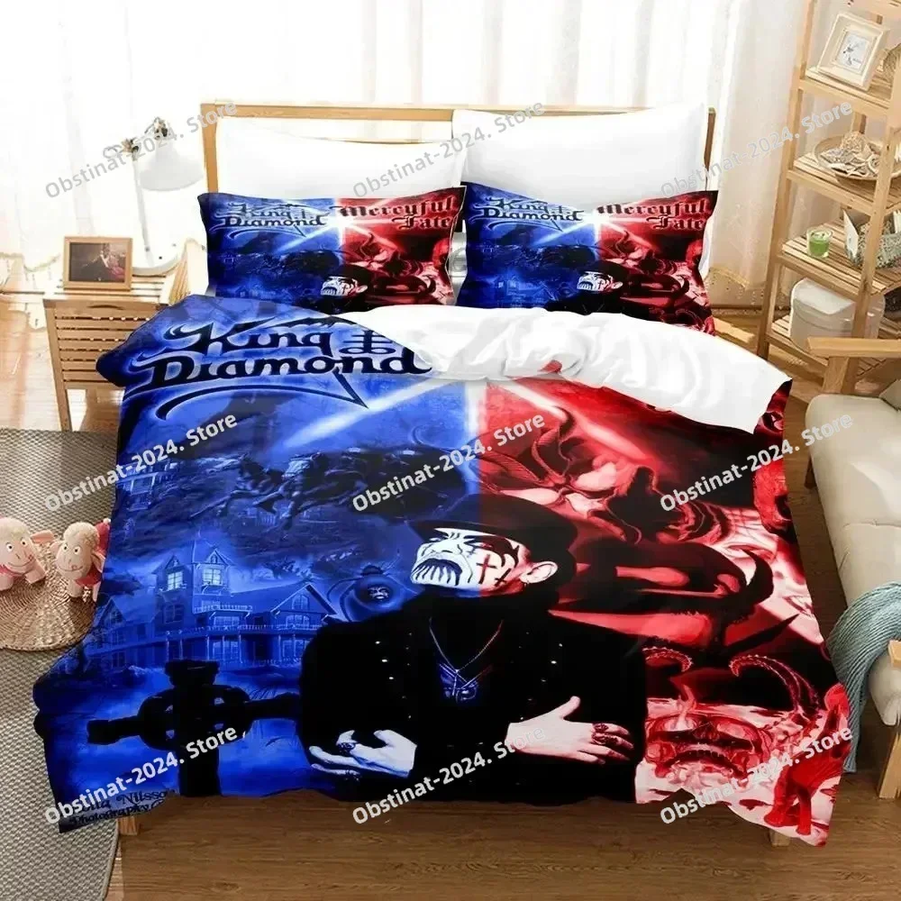 Top 3D Mercyful fate Bedding Set Printed single Comforter Quilt Bed Cover Duvet Cover Pillow Case 3 Pieces Sets Kids Adult Size