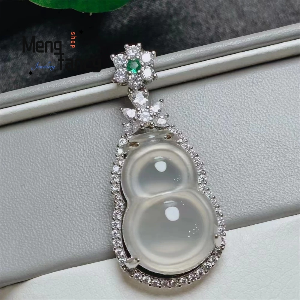 

Натуральный агат, высокая ледяная вода, влагопроницаемая подвеска из халцедоновой тыквы для мужчин и женщин, модные украшения, бестселлер, элегантный