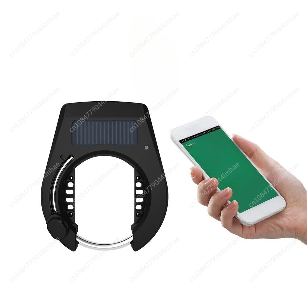 

USB Charging Bicycle Personal Bluetooth Intelligent Horseshoe Lock Waterproof Bicycle Lock Bicycle Metal Shell Solar