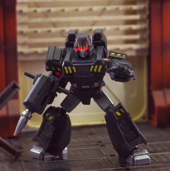 Neue Original Blokees Led Glänzende Version 3 Transformers Miner Megatron Roboter Bausteine Spielzeug Action Zusammengebaute Figuren Geschenk