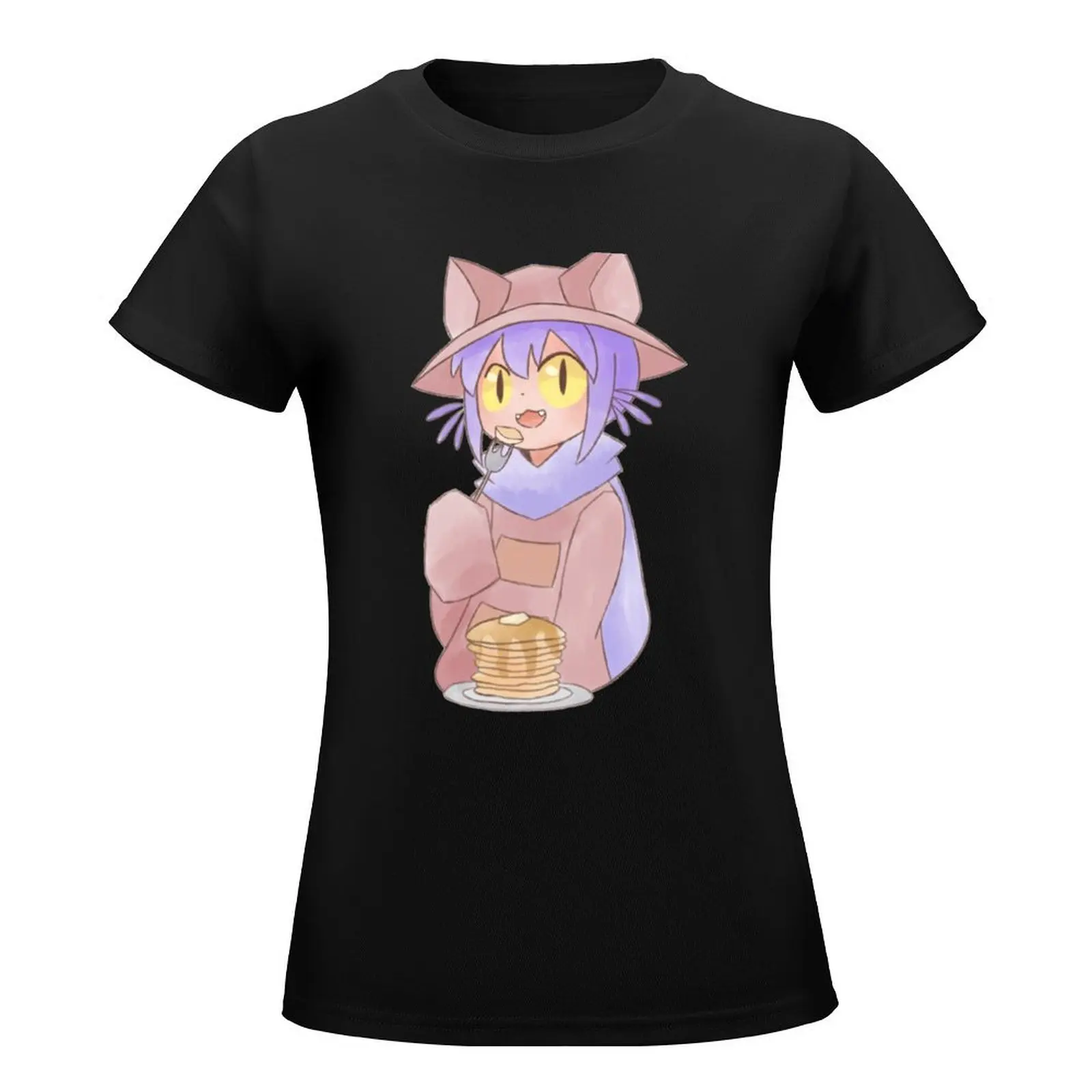 Oneshot Niko Pancakes T-Shirt tees Blouse Female clothing t-shirts for Women pack