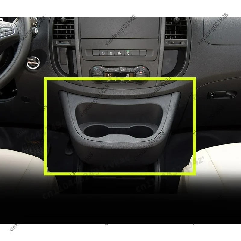 For 16-25 Mercedes Vito V-Class W447 Center Console Cup Holder Dashboard Storage Box Dedicated Interior Accessory