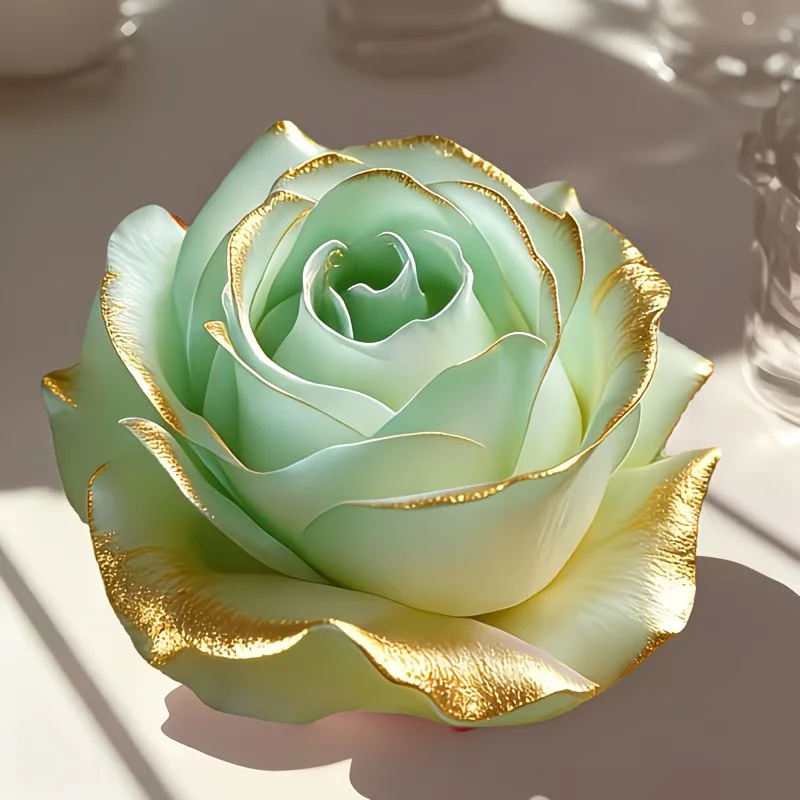Resin Art Rose Petals - 3D Elegant Rose Silicone Mold Flexible