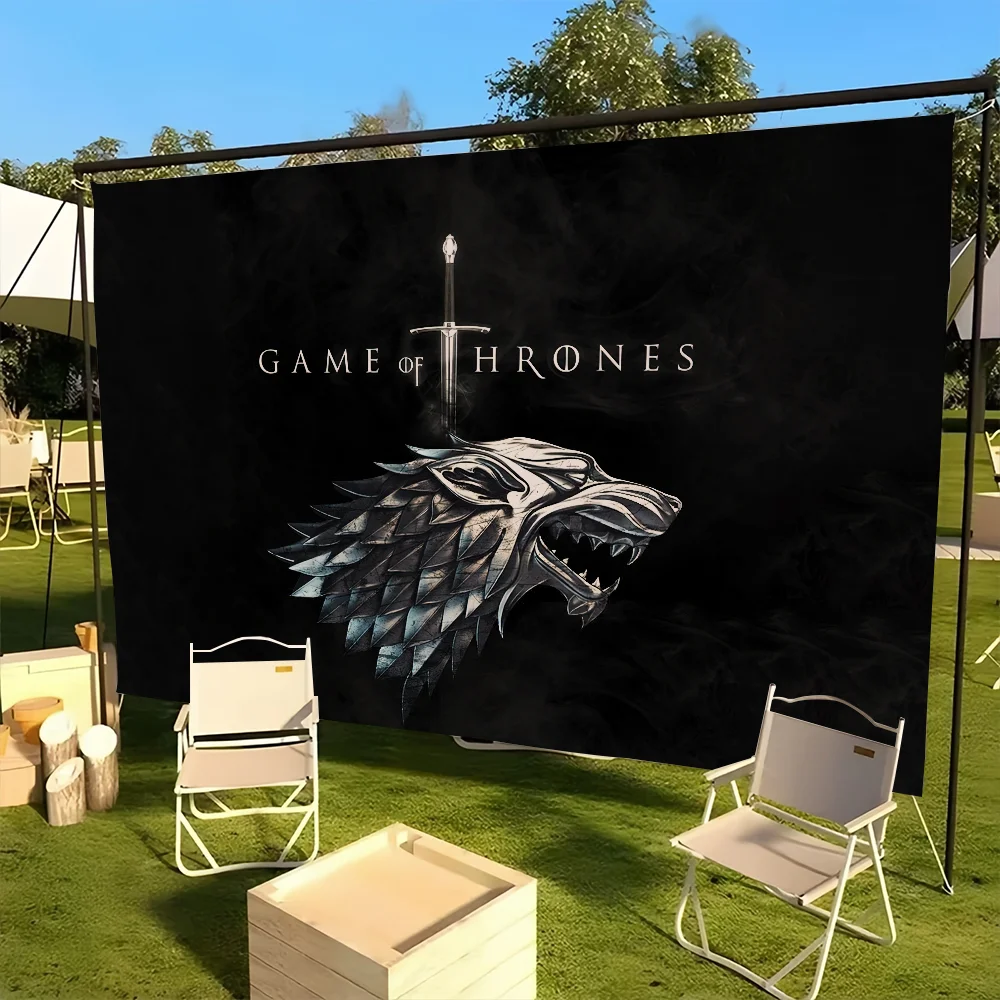 Game of T-Thrones Flag For Picnic Party Camping Banner Outdoor Atmosphere Cloth 