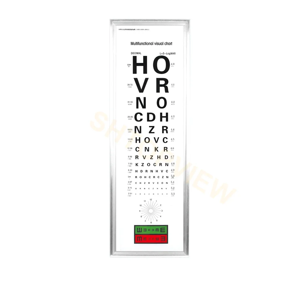 Optical Instruments China Eye Test Chart Light Box Chart Visual accurate chart LY-21B(D)