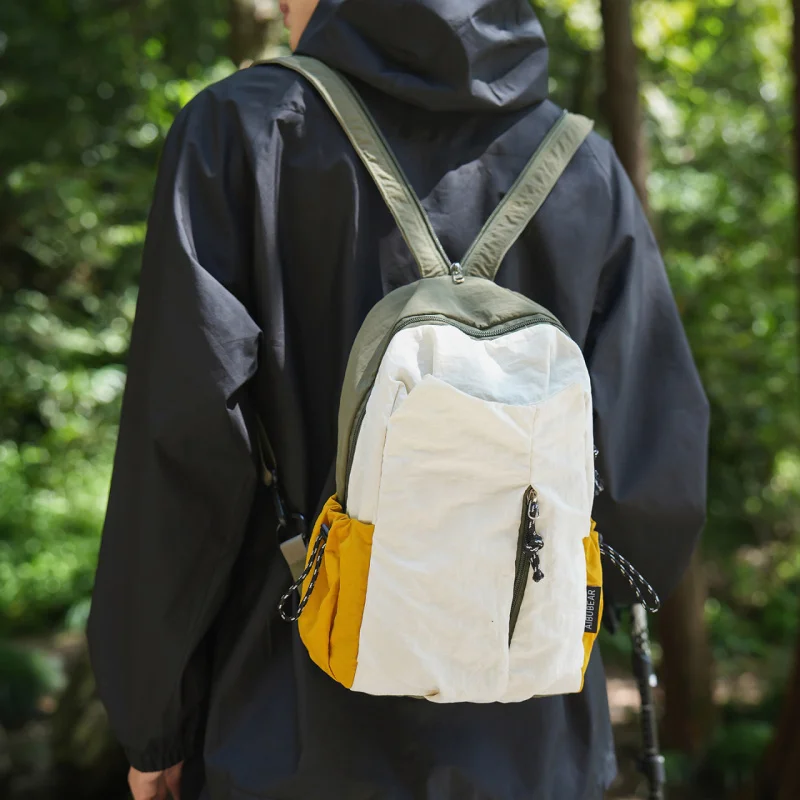 

Lightweight Niche Color-Block Outdoor Hiking Backpack for Women2025New Fashion Large Capacity Mountaineering Travel Backpack for