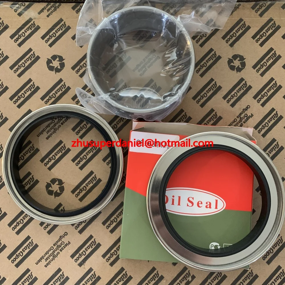 

2 компл./лот OS163 комплект губного уплотнения (2 шт. сальника + 1 шт. втулка) для винтового блока Airend GHH