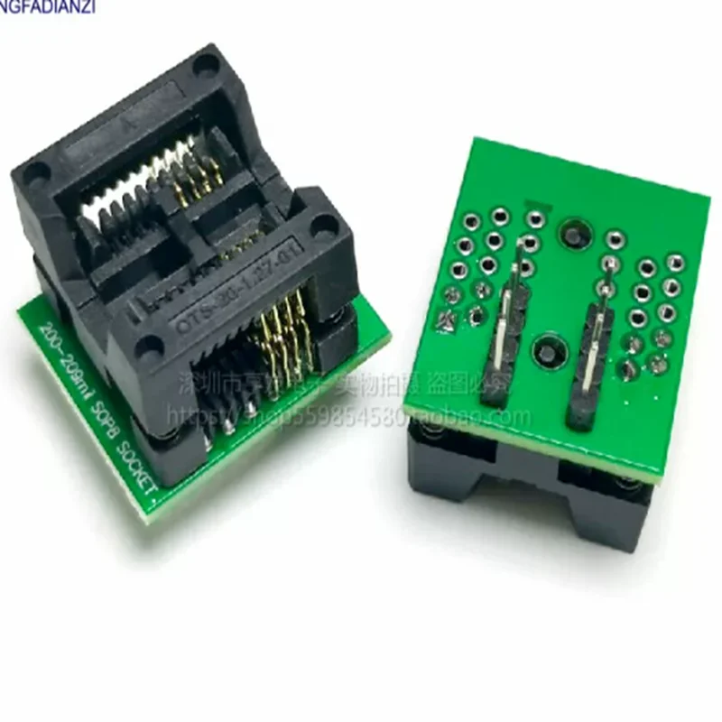 SOP8 to DIP8 programming socket, aging socket, wide and narrow spring socket, 8-pin chip adapter IC conversion test socket