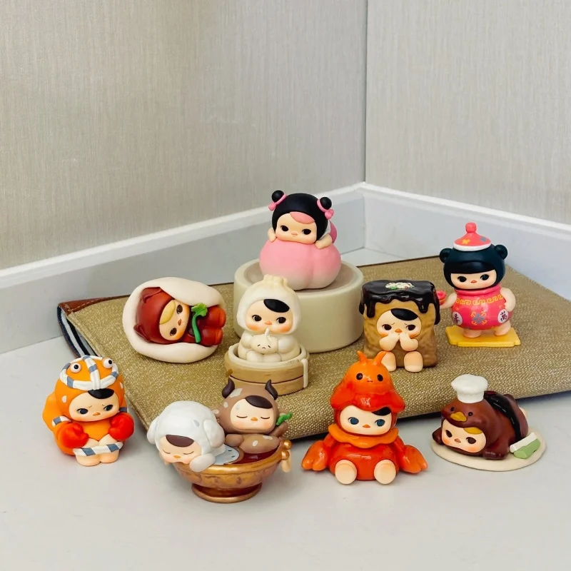 

Inventory Best-Selling Popmart Original Pucky Pok é Mon Gourmet Restaurant Series Blind Box Figurine Desktop Decoration Gift