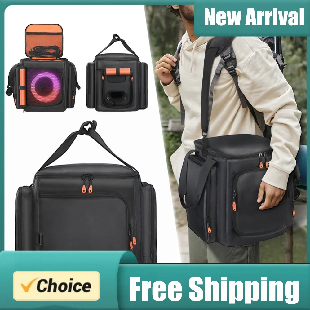 For Partybox Encore Essential 2 Portable Speaker Dust Case Large Capacity Double-Sided Speaker Storage Bag Encore Essential
