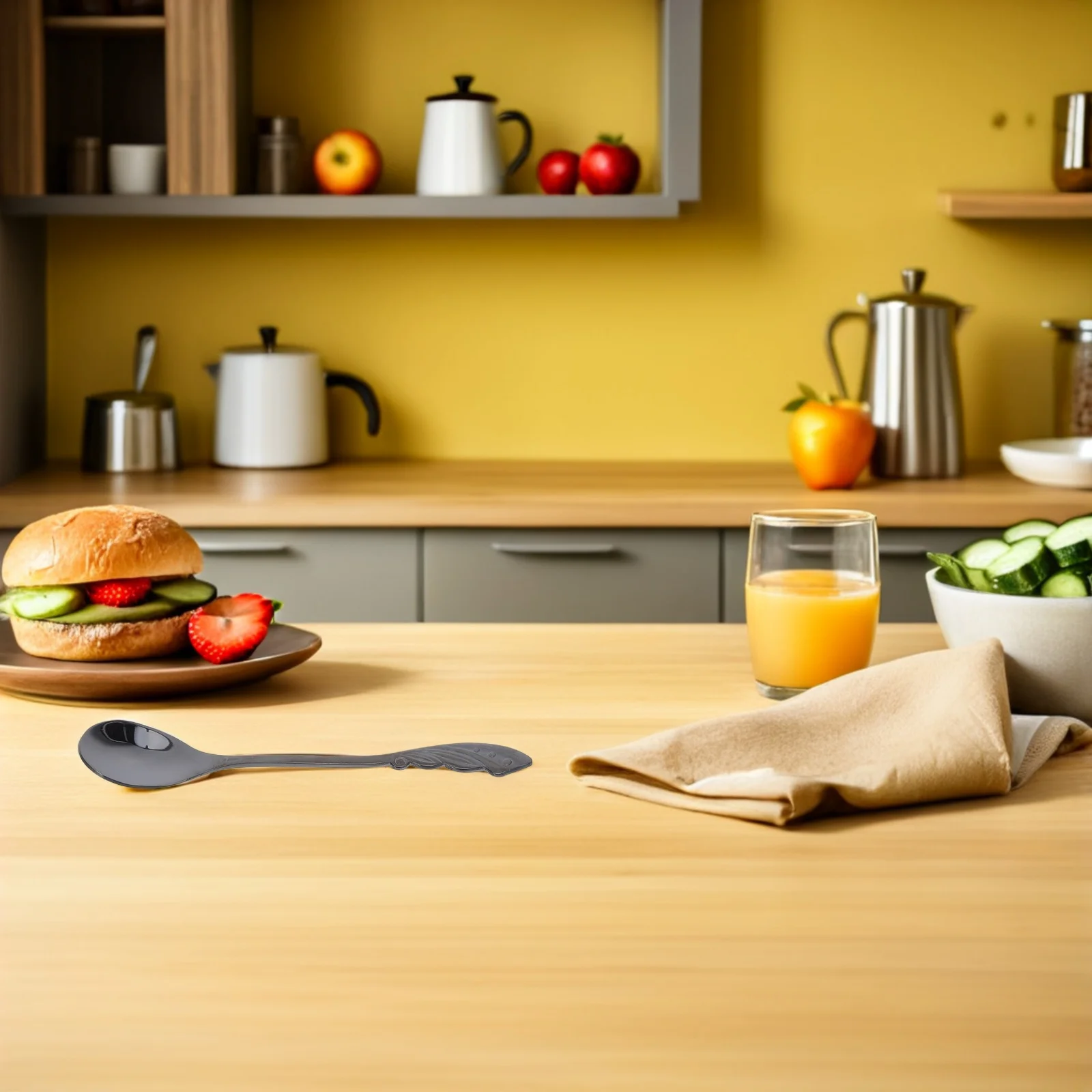 

10pcs Wing Handle Coffee Spoons 5" Stainless Steel Mini Spoons For Espresso Cappuccino Dessert Stirring Tea Party Flatware Set