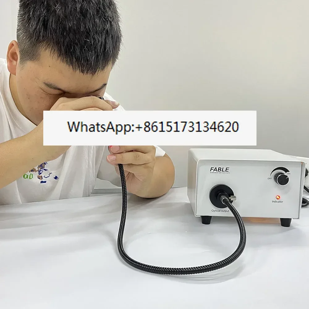 Gemological equipment jewelry observation 50W cold light source single tube halogen lamp fiber optic lights
