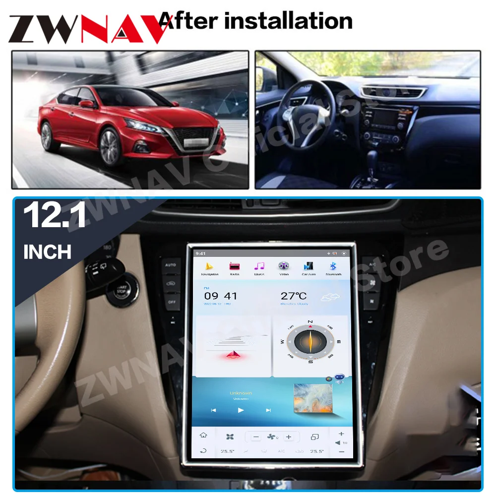 Qualcomm Tesa- Android 11 Multimedia For Nissan Qashqai 2013 2014 2015 2016 2017 2018 GPS Navigation Radio Receiver Head Unit