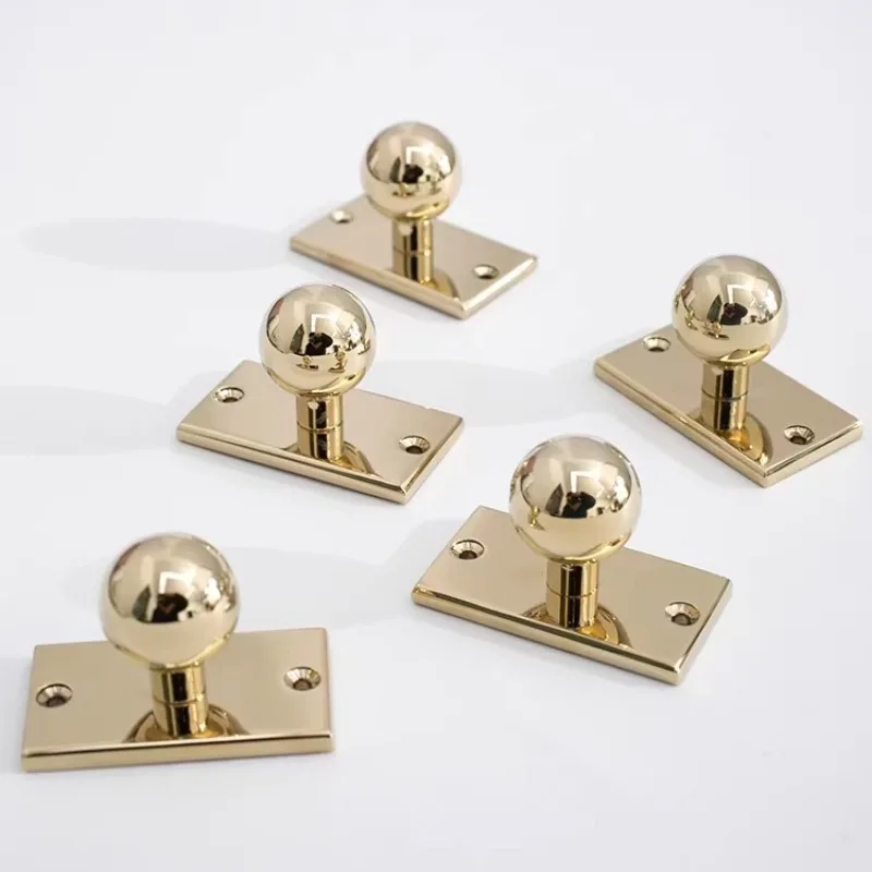 Gold Round Ball Handle with Screws Handles for Furniture Drop Shipping Available/ Cupboard Shoe Cabinets Surface Mounted Handle