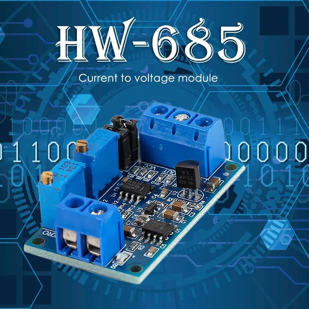 Signal Conversion Module Professional 0/4-20mA To 0-3.3V/5V/10V Voltage Transmitter Circuit Board