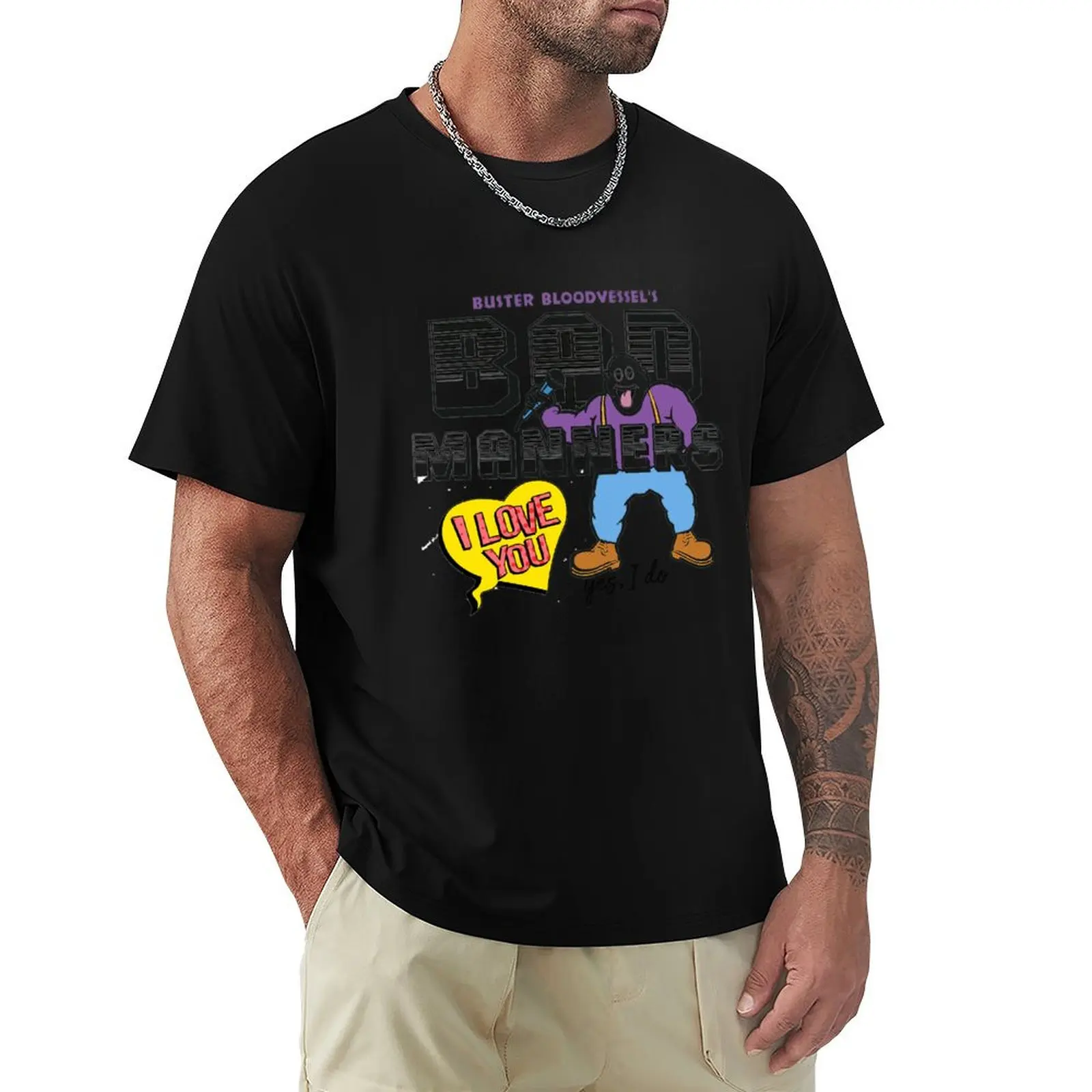 

Bad Manners , ska, I love you, T-shirt T-Shirt anime tshirt Luxury man blue archive summer top shirts graphic tee men