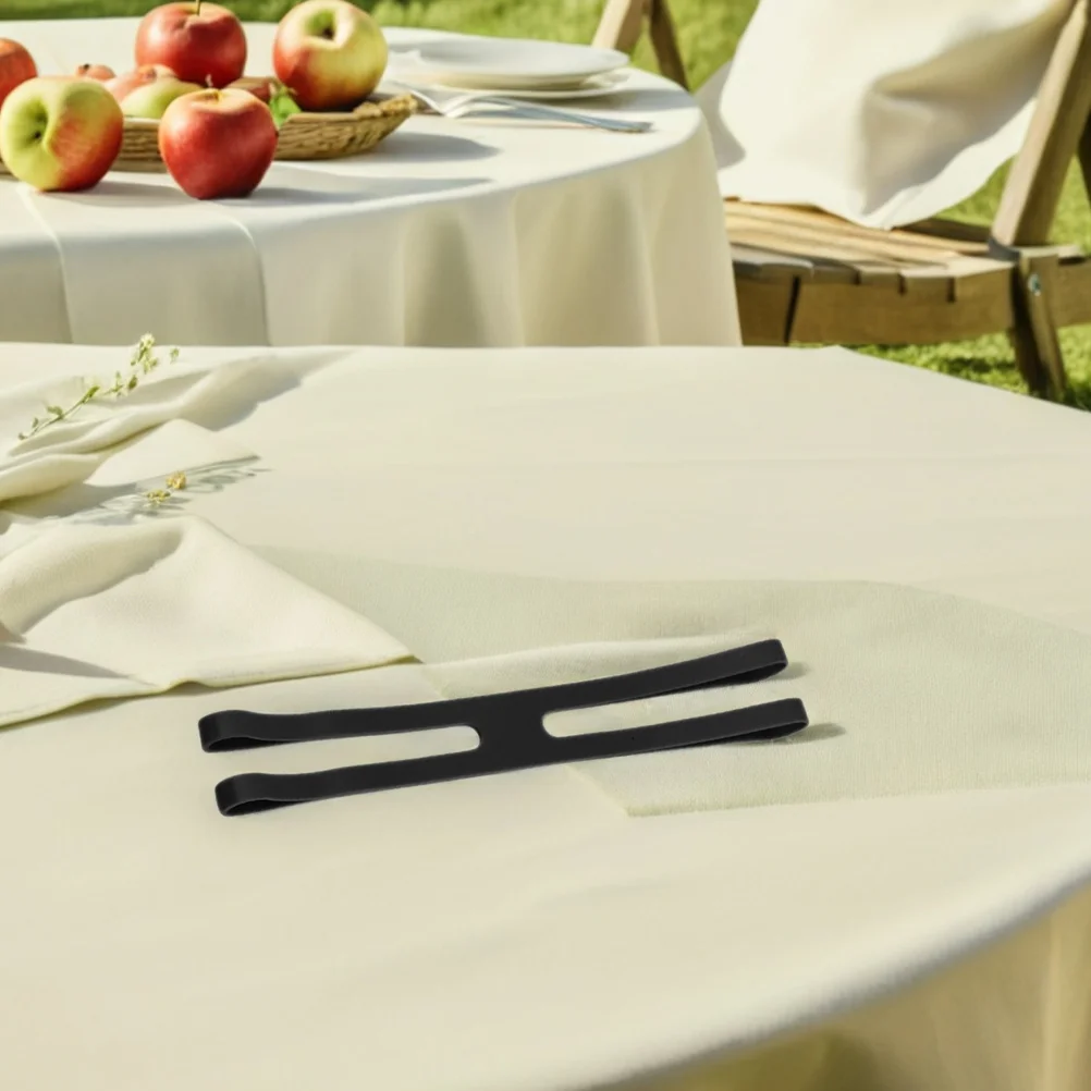 

3Pcs Reusable Silicone Binding Straps H-Design Elastic Lunch Box Bands Multipurpose Organizers for Utensils Travel Office School