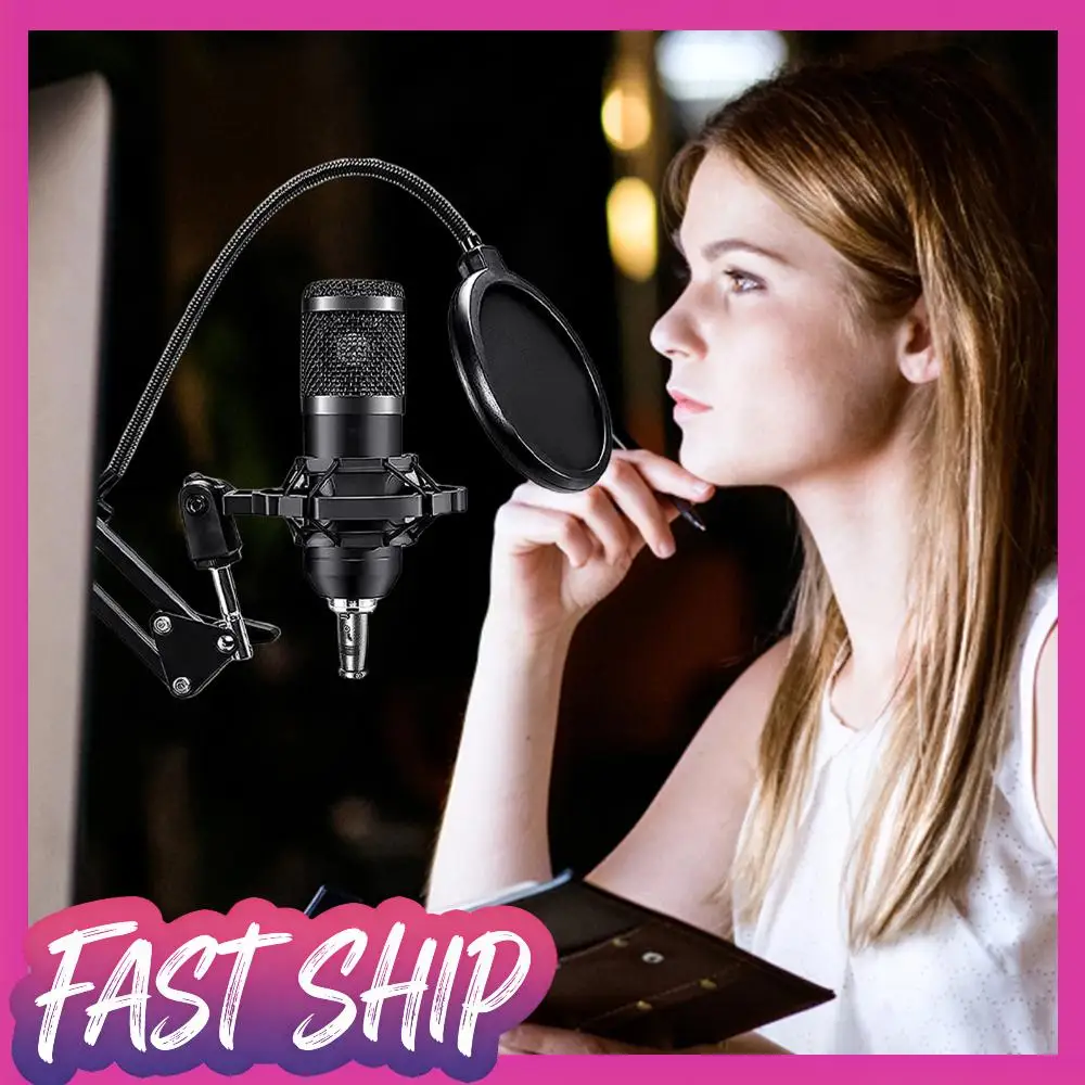 

Комплект оборудования для подкастов «Все в одном» с микрофоном BM800, конденсаторный микрофон для подкастинга, игр и записи музыки