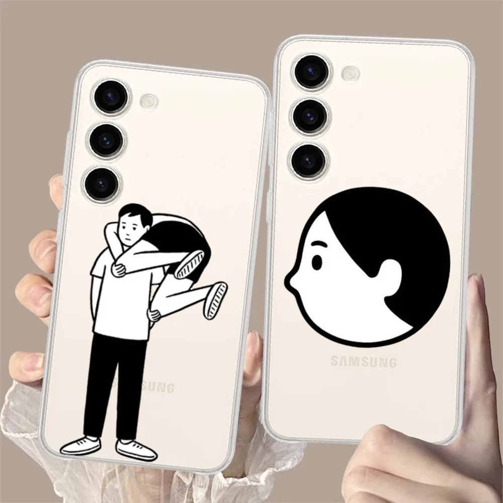 Noritake Cartoon Phone Case for Samsung Galaxy S8 8S G950F G950 A91 A80 A73 5G A72