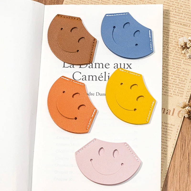 Custom Name Cute Bookmark Smile Face Lovely Wholesale Book Page Marking Engrave Letters Creative Gift Personalized Paper Mark