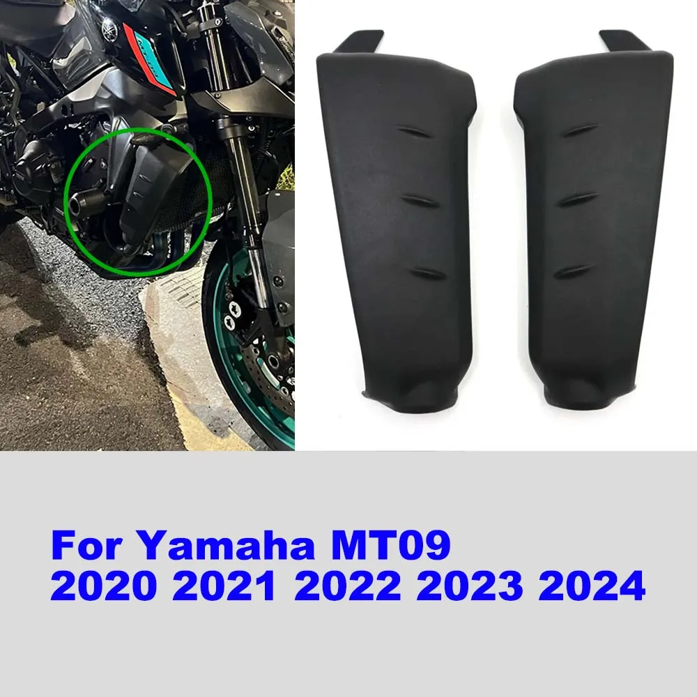 

MT09 2024 Motorcycle ABS Plastic Radiator Side Fairing Cover Panel Protector Cover Fit For Yamaha MT 09 MT-09 2023 2022-2020
