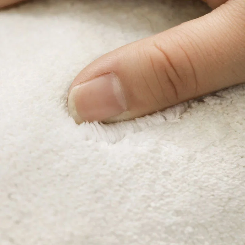 سجاد مساحة كبيرة لغرفة المعيشة على الطراز الفرنسي ديكور غرفة النوم سجادة قطيفة سميكة للاستراحة قابلة للغسل سجادة أرضية منزلية ناعمة منفوشة