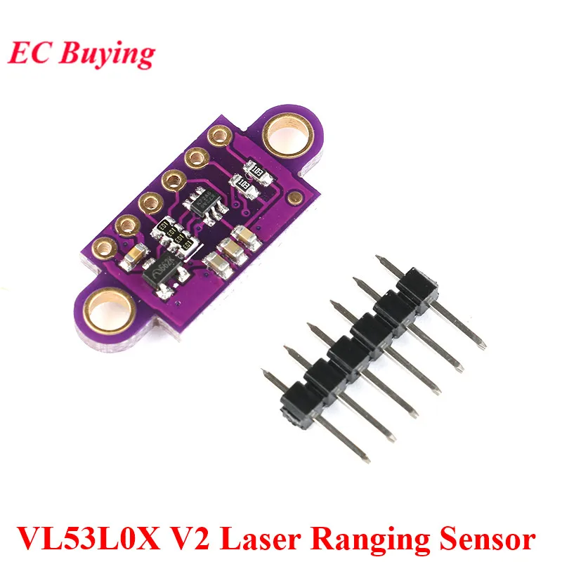 VL53L0X V2 Laser Ranging Sensor Module ToF Time-of-Flight Breakout 940nm GY-VL53L0X I2C IIC Laser Distance Module