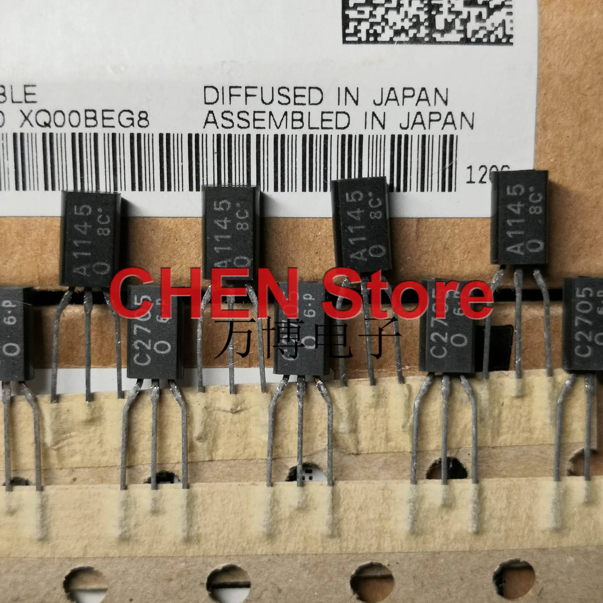 10pair/lot NEW Original Toshiba 2SA1145 2SC2705 O TO-92 Transistor A1145 C2705  Audio Power Amplifier Free Shipping