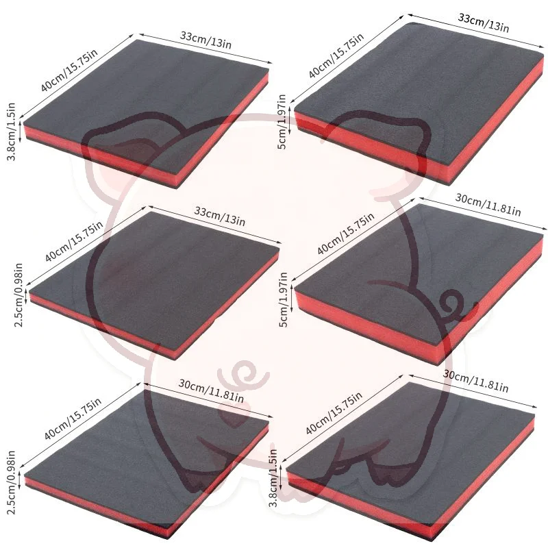Cuttable Tool Box Foam Inserts High Elastic Polyethylene Sheets Toolbox Organizer for Fragile Tool Transport Protection view 6