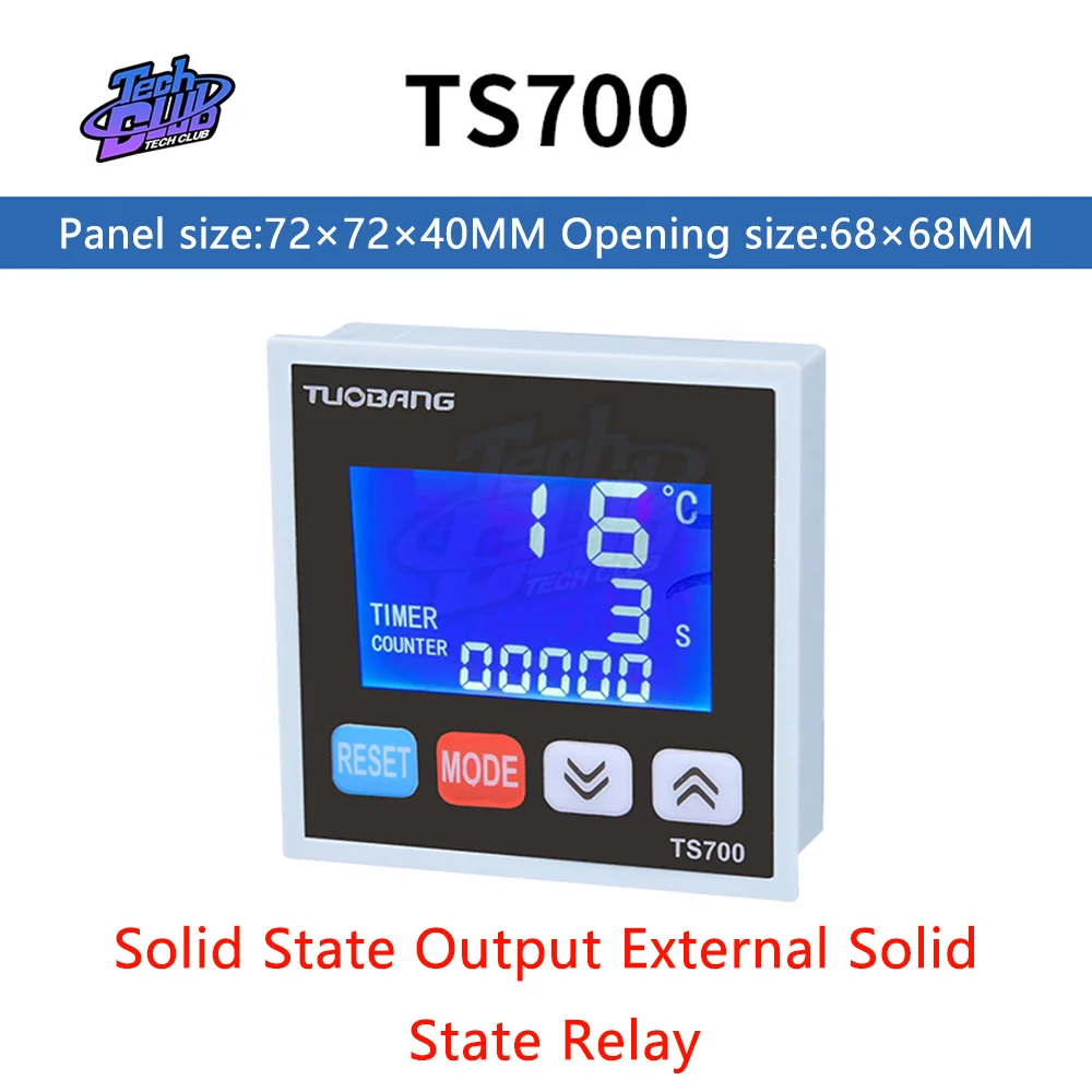 3 In1 LED Temperature Controller Timer Counter Temperature Controller Relay Output Home Supply