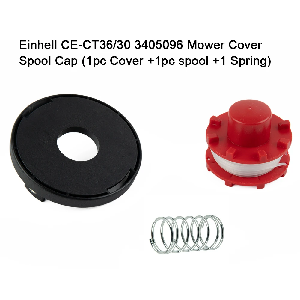 Garden Tool Spool Kit For Einhell Trimmer Spool CE-CT 36/30 LI E SOLO, 36/255 BL Home And Garden Products