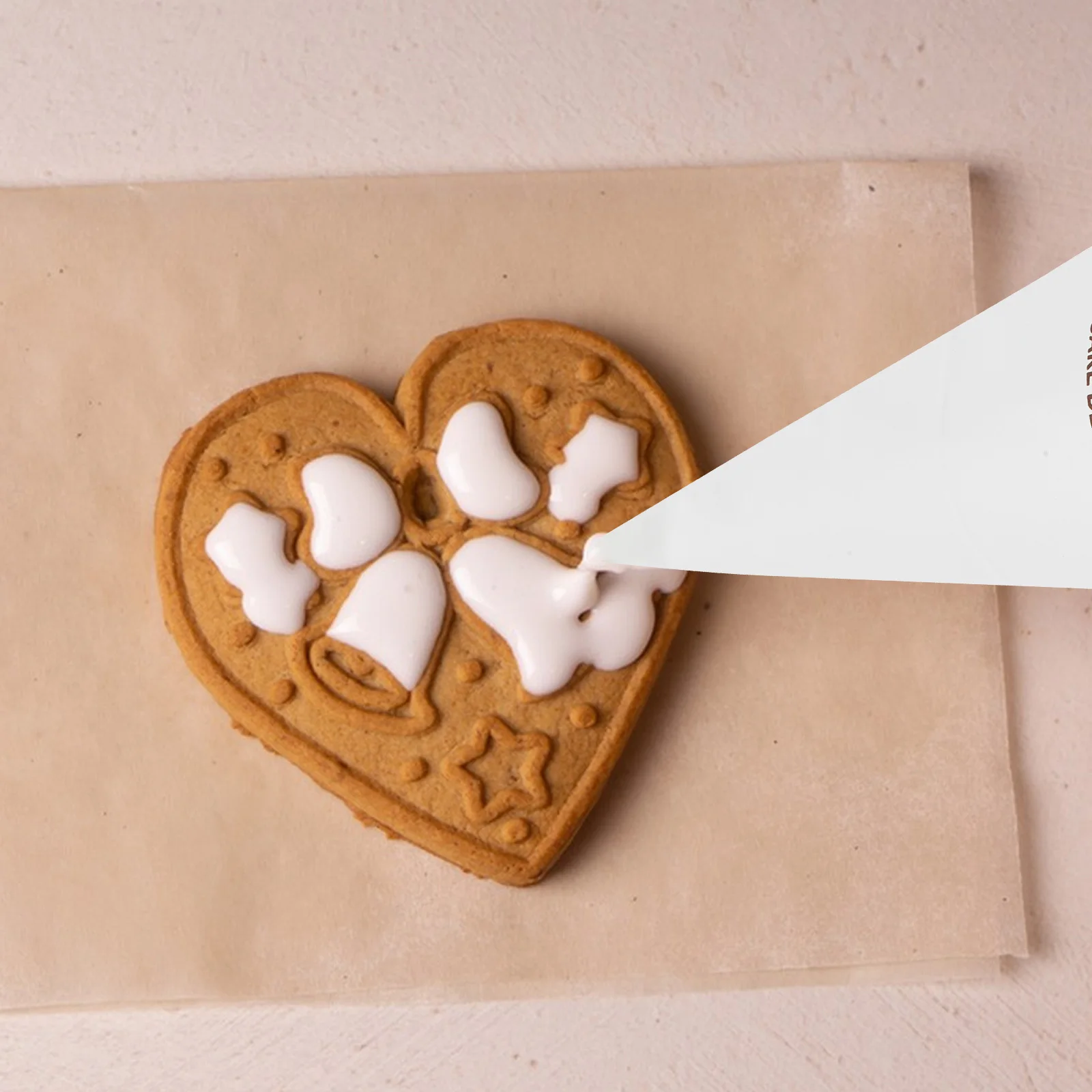 

Reusable Piping Bag Set No Harm to Health Suitable for Cakes Cookies Easy Wash Long Lasting Cotton Canvas Pouch