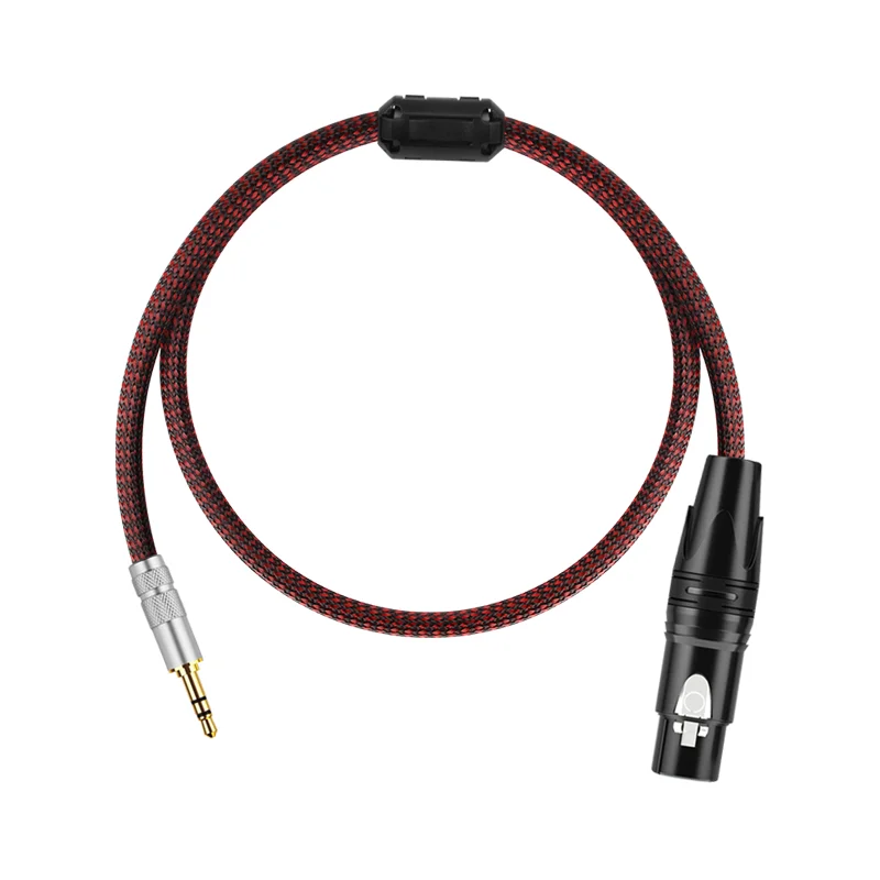 High Fidelity Microphone Line Sound Card Pure Copper 3.5mm /6.5mm to XLR Canon  Mobile Phone Desktop Amplifier Audio Cable