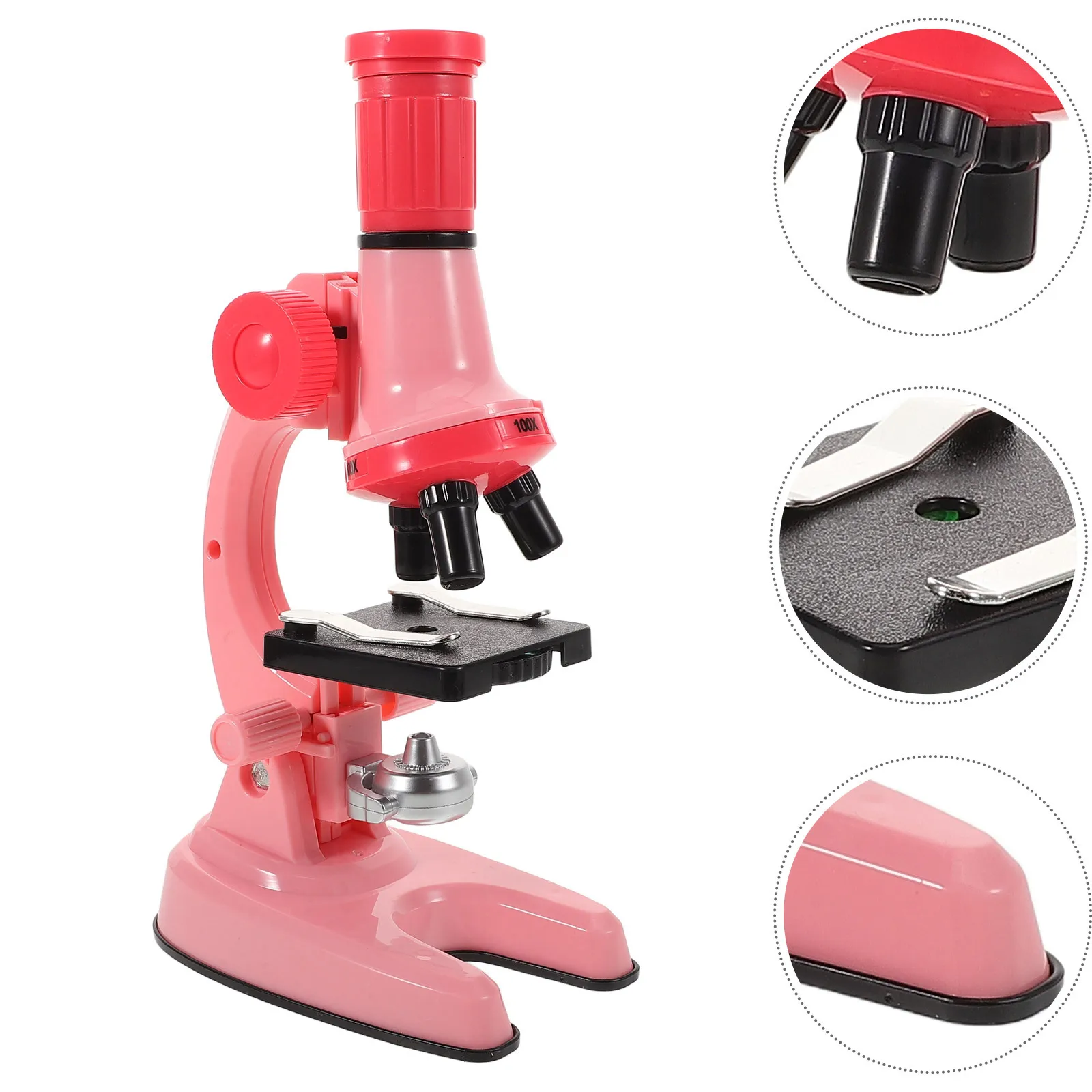 

1Set Kids Science Microscope Set Portable Child Safe Design for Early Learners Stem Education Exploration Tool for Classroom Or