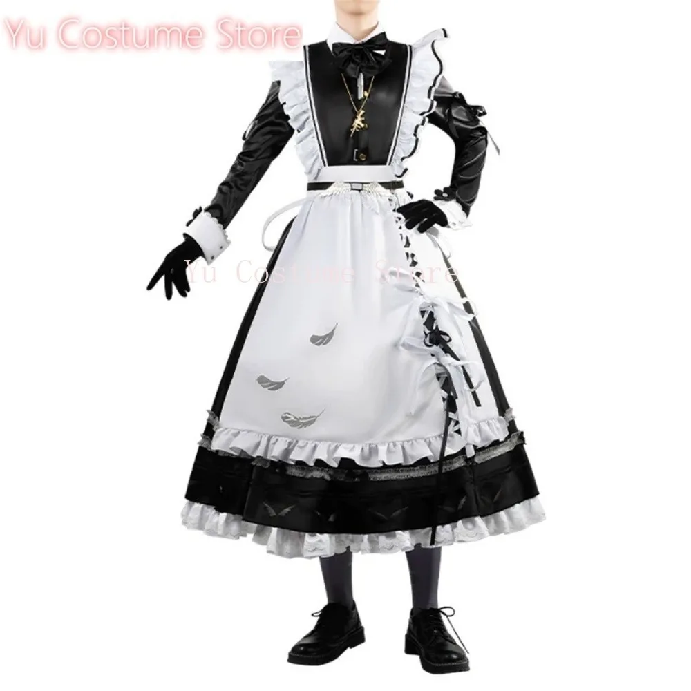 

Yu Costume Store Kanae Maid Косплей Костюм Cos Game Аниме Вечеринка Униформа Хэллоуин Играть Ролевая Одежда Одежда