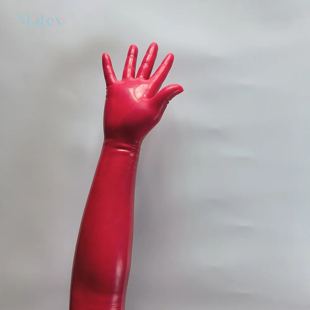 Nlatex Seksowne bezszwowe lateksowe rękawiczki operowe, fetysz klubowy dla mężczyzn i kobiet, wiele zastosowań