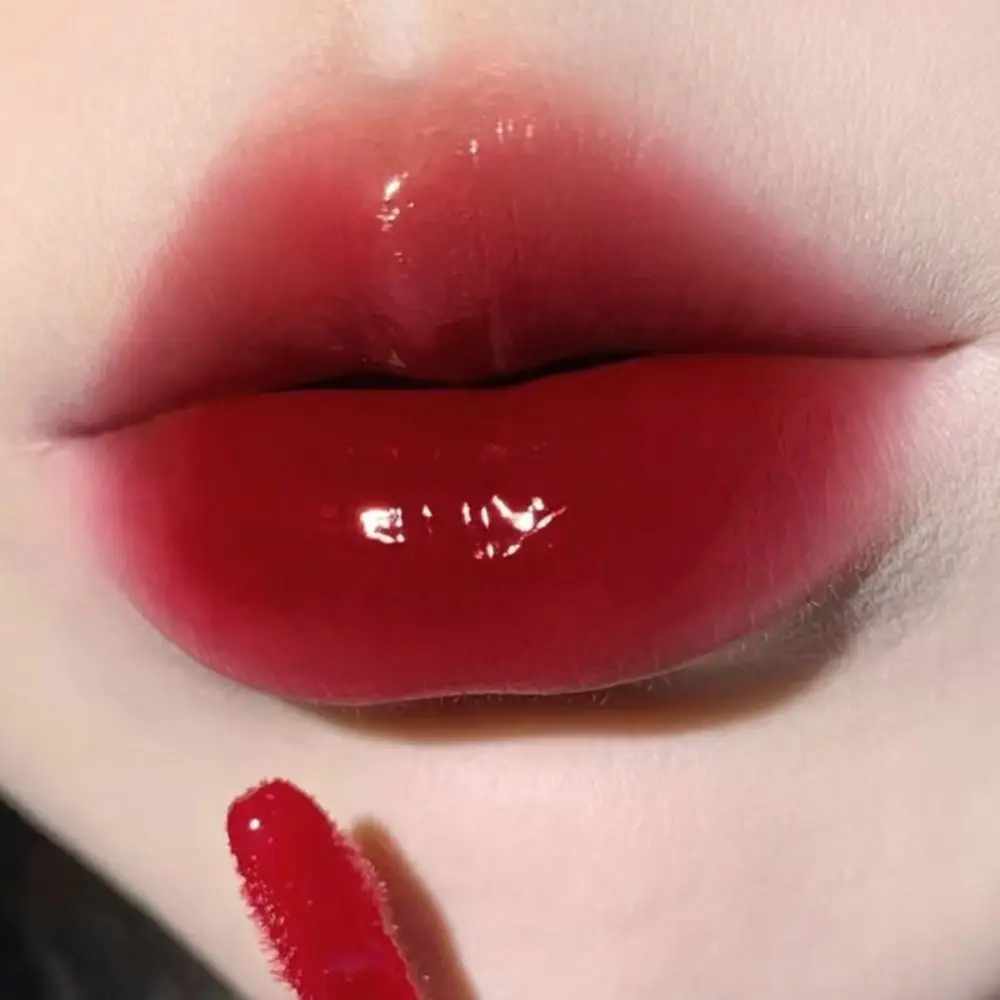 Przezroczysty Nude Water Gloss Mirror Lip Gloss Długotrwała nawilżająca pomadka z kryształową galaretką Nieprzywierająca filiżanka Odporna na pot