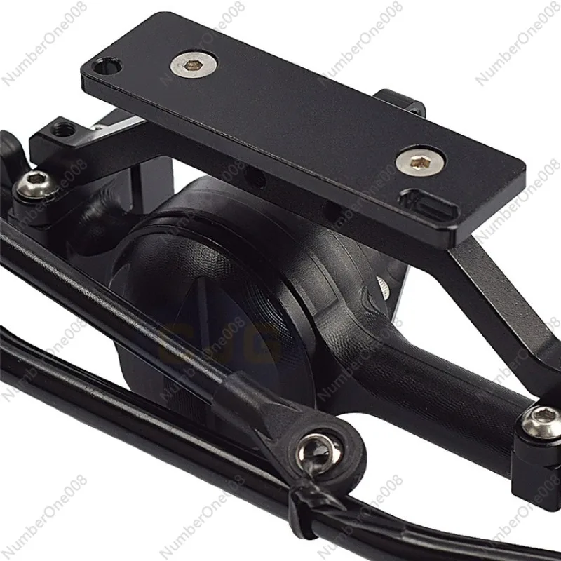 New Metal Complete Rear Axle for 1/10 RC Crawler YotaII Yota 2Generation D90 2Generation RC Accessories Black