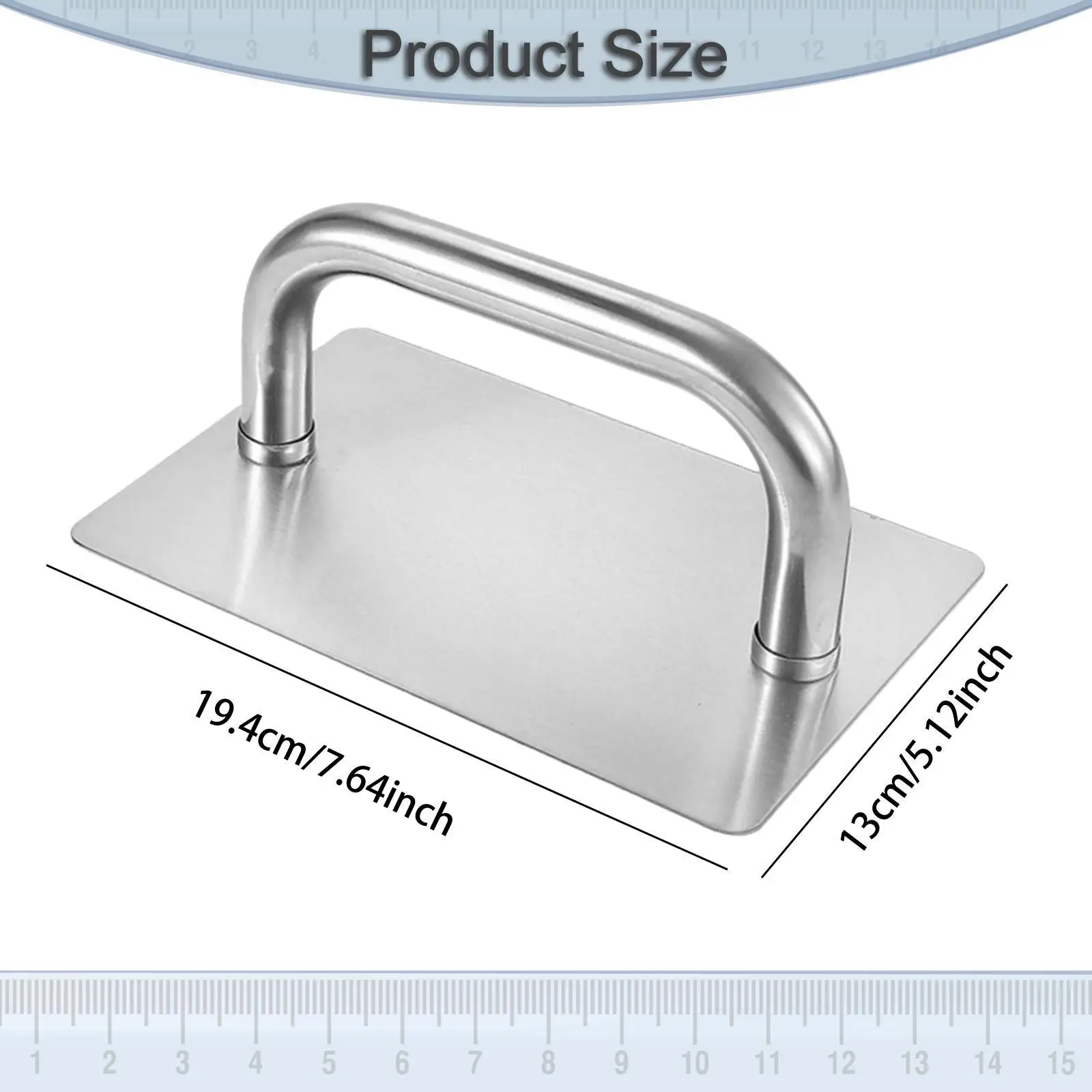 Nougat Presser Heavy Duty Manual Baking Tool Easy to Use Multifunction Pressing Tool with Handle Cake Flattener