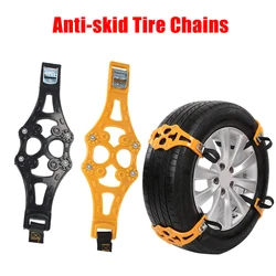 Electric Vehicle Snow Chains Anti-skid TPU Chains Mud Roadway Safety Tire Snap Skid Wheel Chains Automotive EV Car Accessories