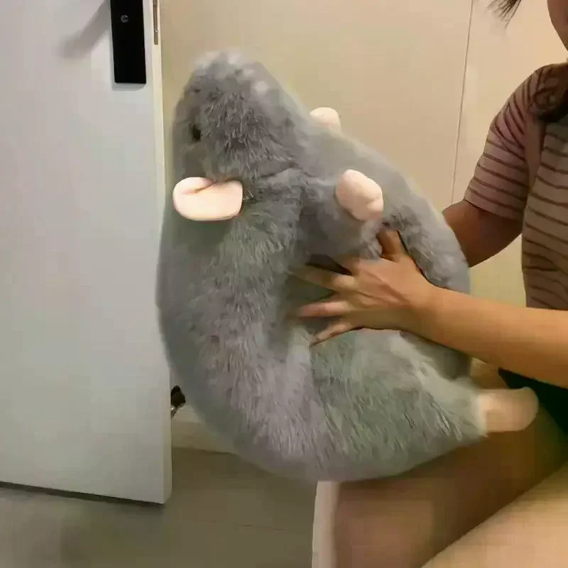 

1Pcs 35/50/90cm Cartoon Flower Branch Rat Soft Oversized Animal Figure Cute Simulation Big Mouse Plush Toy Pillow Birthday Gift