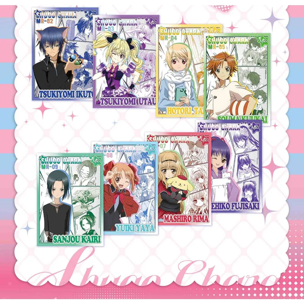 Großhandel Shugo Chara Sammlung Karten Magische Verträumte Thema Charaktere Anime Peripherie Kreative Gitter Karten Kinder Spielzeug Geschenk