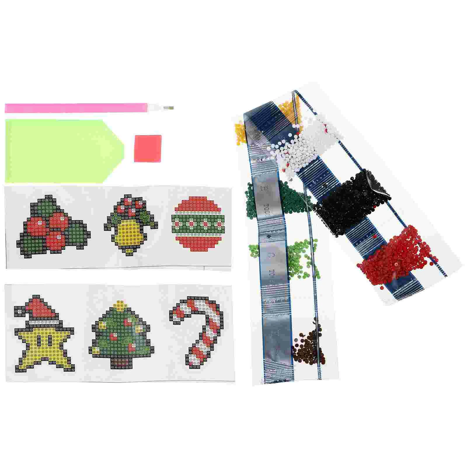 Decor Diamond Stickers Christmas Decoration DIY Painting Crafts Drilling Cartoon Pattern Child