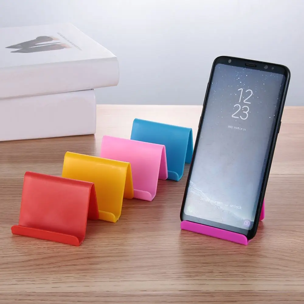 

Plastic Portable Mini Desk Mount Smart Phones Phone Holder for Cell Mobile Phone Tablets Lazy Bracket Mount Stand
